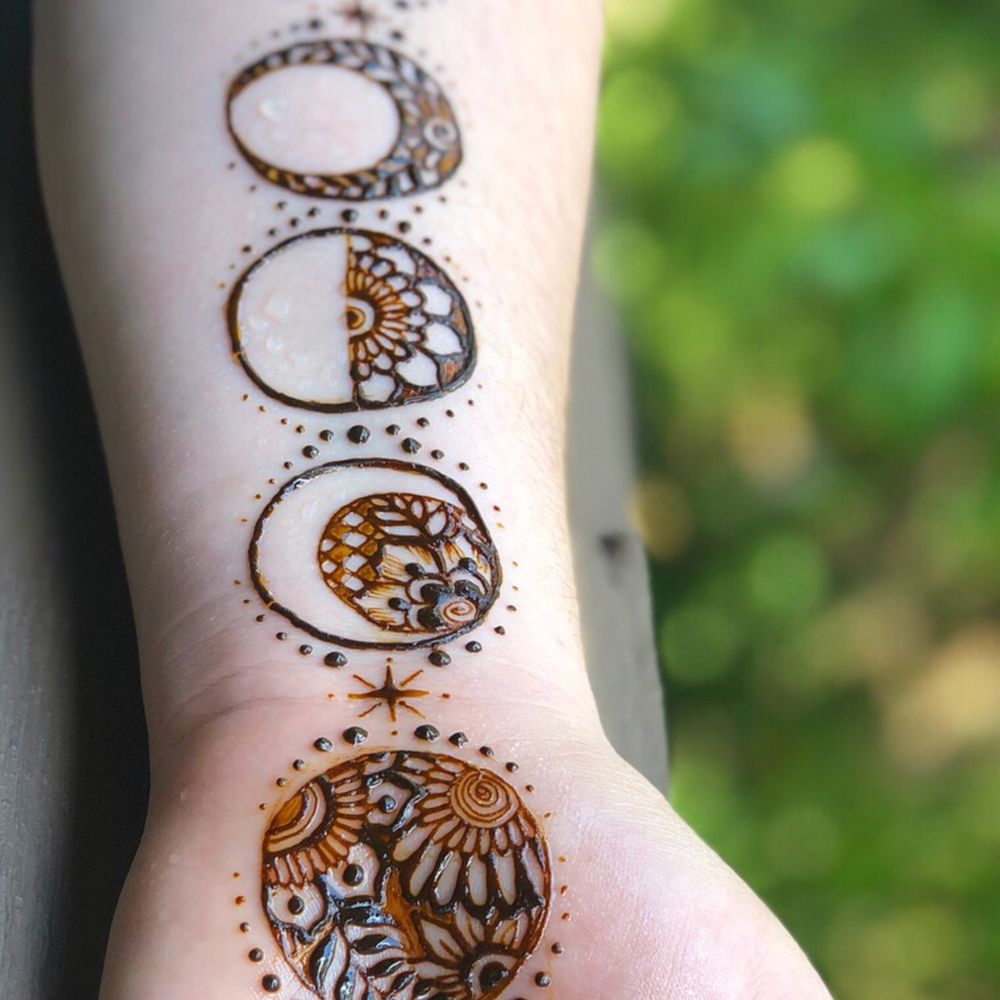 The Sun Moon Henna  Tattoos  AZEEMA