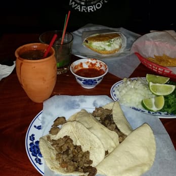 Mendoza's Restaurant - Chicharon gordita with Paloma, he's having 3tacos de Asada (meat not flavorful) with jarrito de Buccanna y pina - Mexican Near Me - San Jose, California Mendoza's Restaurant - Chicharon gordita with Paloma, he's having 3tacos de Asada (meat not flavorful) with jarrito de Buccanna y pina - Mexican Near Me - San Jose, California