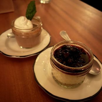 & Son Steakeasy - Blueberry cheesecake and chocolate mousse - Speakeasies Near Me - New York, New York