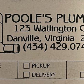 Poole’s Plumbing - Poole's Plumbing contact info. - Plumbing Near Me - Danville, Virginia Poole’s Plumbing - Poole's Plumbing contact info. - Plumbing Near Me - Danville, Virginia