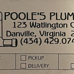 Poole’s Plumbing - Poole's Plumbing contact info.