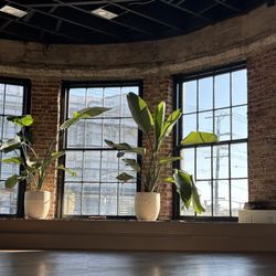 The beautiful gathering room where classes take place ..