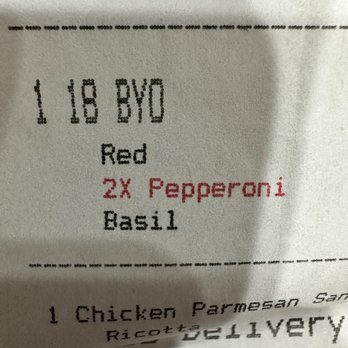 Those Guys Pies - Clearly says 2x pepperoni and "no" 2x cut - Pizza Near Me - Henderson, Nevada