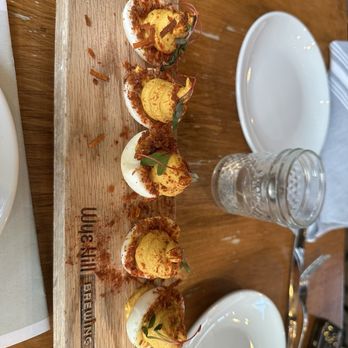 Wye Hill Kitchen & Brewing - Deviled Eggs (5pc) - Breweries Near Me - Raleigh, North Carolina