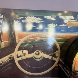Classic car poster