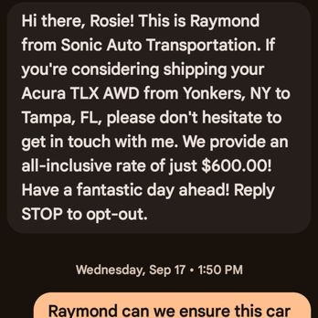 Sonic Auto Transportation - Vehicle Shipping Near Me - Costa Mesa, California Sonic Auto Transportation - Vehicle Shipping Near Me - Costa Mesa, California