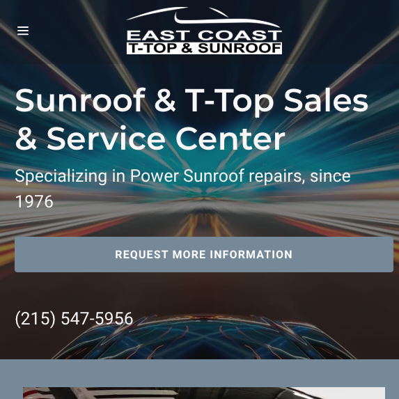 EAST COAST TTOP & SUNROOF Updated October 2024 3950 New Falls Rd