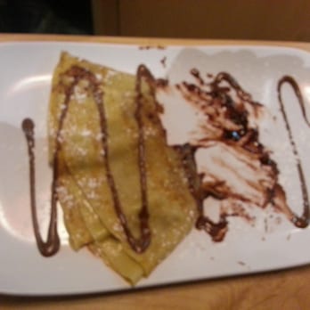 Focaccia's Cafe & Catery - Nutella Crepe..couldn't wait! - Creperies Near Me - Shelton, Connecticut