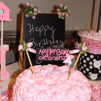 Mary's Cakes - a pink birthday cake - Custom Cakes Near Me - Paterson, New Jersey Mary's Cakes - a pink birthday cake - Custom Cakes Near Me - Paterson, New Jersey