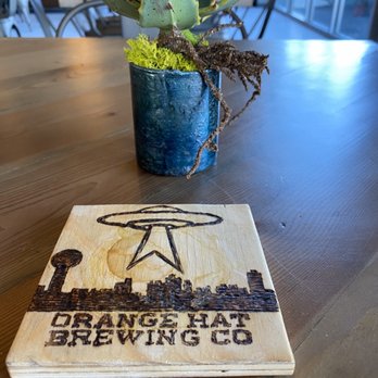 Orange Hat Brewing - Cool coasters - Breweries Near Me - Knoxville, Tennessee