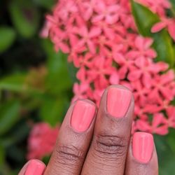 Posh Nail Lounge - I tend to get the same sparkly nail polish but Kama encouraged me to try something different and go brighter. Thanks Kama!