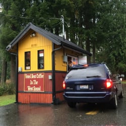 Brewed Awakening - The Best Seabeck Coffee Stand, across the street from Wildcat Lake !