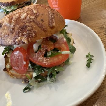 Panera Bread - Chicken Roma Asiago Bagel Stack - Sandwiches Near Me - Fairview Heights, Illinois Panera Bread - Chicken Roma Asiago Bagel Stack - Sandwiches Near Me - Fairview Heights, Illinois