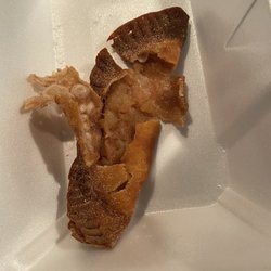 MA & Pa's Restaurant - Inside burnt fried pie... threw it out