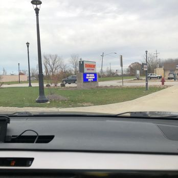 Dunkin' - a view of a gas station from inside a car - Coffee & Tea Near Me - Berea, Ohio Dunkin' - a view of a gas station from inside a car - Coffee & Tea Near Me - Berea, Ohio