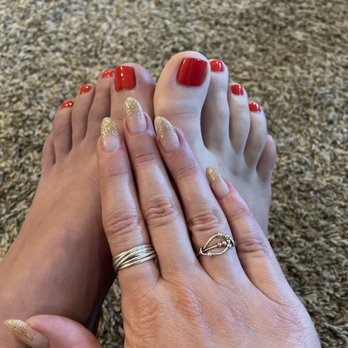 Nails By Kristen - Gel manicure on natural nail. Basic pedicure. - Nail Technicians Near Me Nails By Kristen - Gel manicure on natural nail. Basic pedicure. - Nail Technicians Near Me