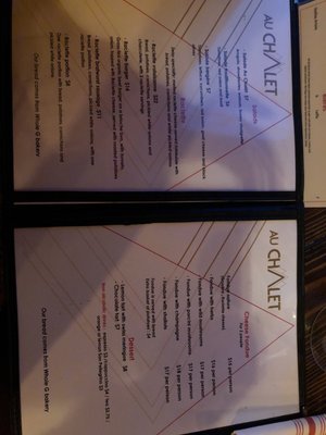 Menu photo 4 Au Chalet  New Haven, CT