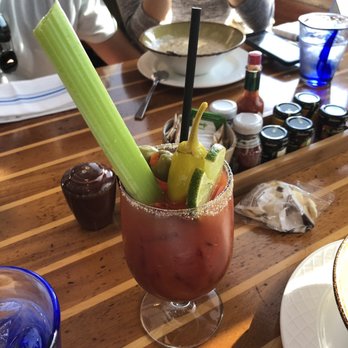 Schooners Monterey - Loaded Bloody Mary - Seafood Near Me - Monterey, California Schooners Monterey - Loaded Bloody Mary - Seafood Near Me - Monterey, California