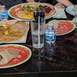 Ambassador Restaurant & Bar - So much food. The vegi platter was excellent, but we enjoyed everything.