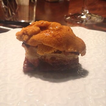 Saison - Uni on liquid toast - my fave! - New American Near Me - San Francisco, California Saison - Uni on liquid toast - my fave! - New American Near Me - San Francisco, California