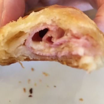 Commander Coffee - Cross section of the fresh ham and cheese croissant. - Coffee Roasteries Near Me - Augusta, Georgia