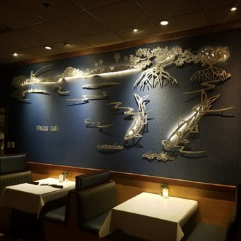 Bonefish Grill - Cool wall art with an interesting back story... - Seafood Near Me - Orlando, Florida