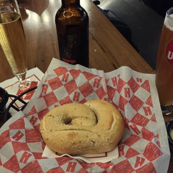 Harpoon Brewery - Probably one of the best pretzels I've ever had. - Breweries Near Me - Boston, Massachusetts