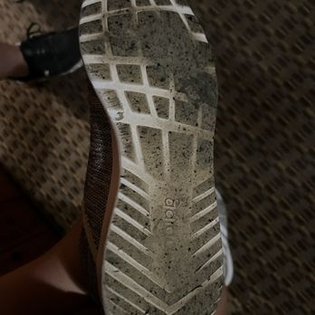 Bear Camp Cabin Rentals - Soot spots covering our shoes - Vacation Rentals Near Me - Pigeon Forge, Tennessee