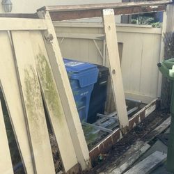 FYI--back fence completely gone.