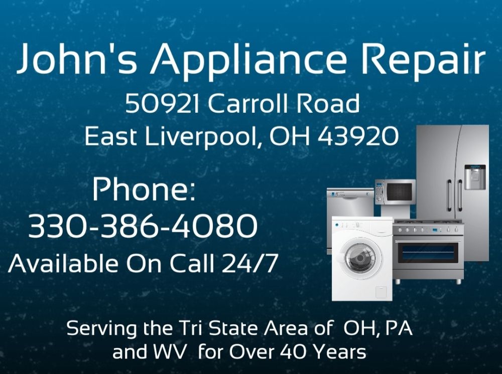 JOHN’S APPLIANCE SERVICE Updated September 2024 50921 Carroll Rd