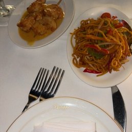 Shrimp Satay and Vegetable Lo Mein Shrimp Satay and Vegetable Lo Mein