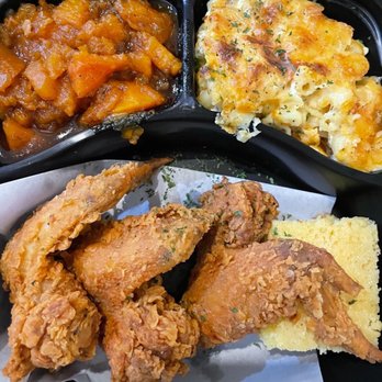 Soul One 12 - Fried chicken yams and Mac n cheese - Soul Food Near Me - Utica, New York Soul One 12 - Fried chicken yams and Mac n cheese - Soul Food Near Me - Utica, New York