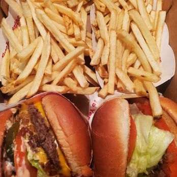 In-N-Out Burger - Double Double-animal style, veggie sandwich, and fries no salt...delish! - Burgers Near Me - Clovis, California