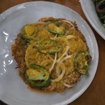 Meadow Neighborhood Eatery + Bar - Jalapeño and cheddar hash browns - Southern Near Me - San Antonio, Texas Meadow Neighborhood Eatery + Bar - Jalapeño and cheddar hash browns - Southern Near Me - San Antonio, Texas