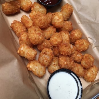 Burger Bench - Tots with Ranch and BBQ sauce. - American Near Me - Escondido, California