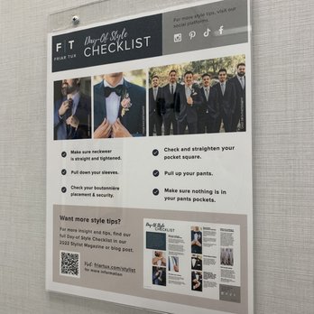 Friar Tux - Checklist (Aug 2023) - Men's Clothing Near Me - Arcadia, California