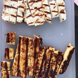 Kalck's Butcher Shop - These are cheeses that I bought at Kalck's today after I grilled them.