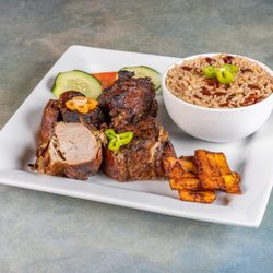 Caribbean Scrumptious Jerk Pit - jerk po