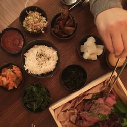 Namu - Rygbiff Gangnam style og tilhørende banchan