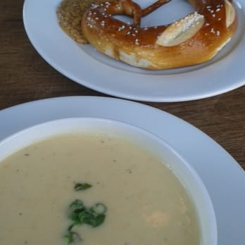 Prost! - Beer cheese soup and a soft pretzel. So good! - Pubs Near Me - Portland, Oregon Prost! - Beer cheese soup and a soft pretzel. So good! - Pubs Near Me - Portland, Oregon