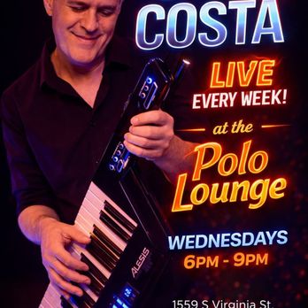 Polo Lounge - Wednesday Nights Chris Costa - Lounges Near Me - Reno, Nevada