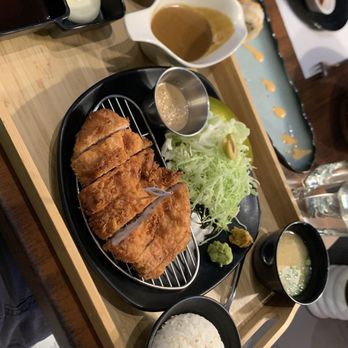 Katsuyama - Don Katsu meal. Pork katsu was crisp and moist. Curry is a must. - Izakaya Near Me - Palm Desert, California Katsuyama - Don Katsu meal. Pork katsu was crisp and moist. Curry is a must. - Izakaya Near Me - Palm Desert, California