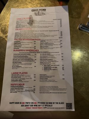 Menu photo 3 Ukiah Brewing Company Ukiah, CA