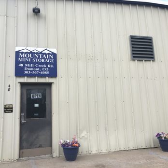 Mountain Mini Storage - Our main office located at 48 Mill Creek Road in Dumont. - Self Storage Near Me - Dumont, Colorado
