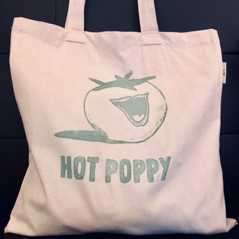 Hot Poppy - Tote bag given to first time customers. - Food Delivery Services Near Me - Nashville, Tennessee Hot Poppy - Tote bag given to first time customers. - Food Delivery Services Near Me - Nashville, Tennessee