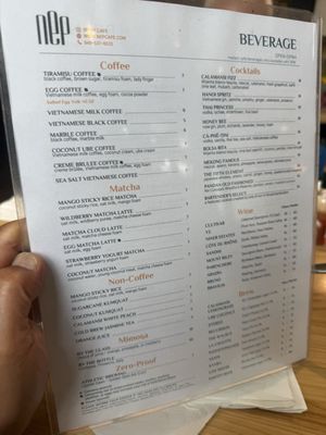 Menu photo 1 NEP Cafe - Irvine Irvine, CA