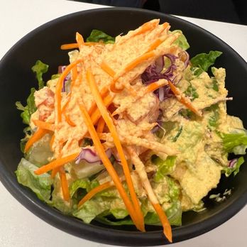 Pokelava - complimentary side salad - Poke Near Me - Ithaca, New York