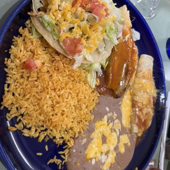 Ay Jalisco - Combo: enchilada, chalupa, tamale - Mexican Near Me - Lady Lake, Florida