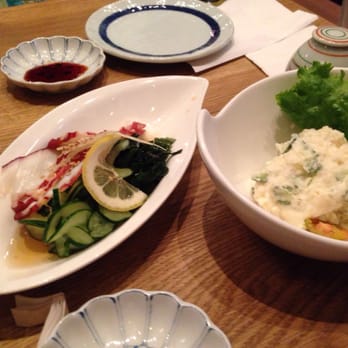 Chiba ken - Tako, seaweed, cucumber salad and potato salad - Sushi Bars Near Me - Honolulu, Hawaii