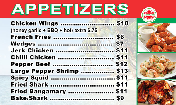 Menu photo 1 D'Pavilion Restaurant & Lounge Toronto, ON Menu photo 1 D'Pavilion Restaurant & Lounge Toronto, ON